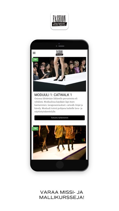 Fashion Model Agency Screenshot