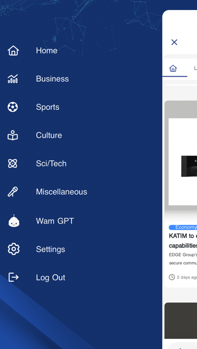 Emirates News Agency Screenshot