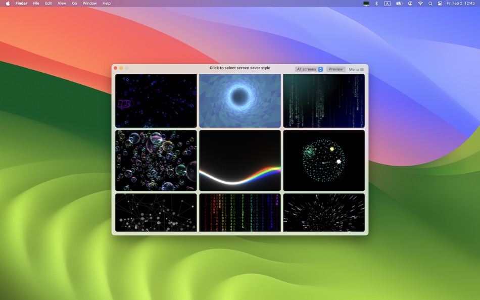 #4. Cool ScreenSaver (macOS) 由: 洁 高