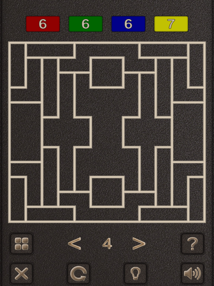 Four Color Shape Puzzle