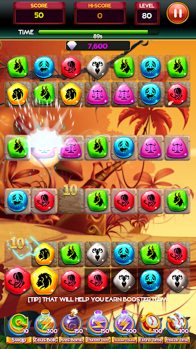 Diamond Gems Crush Screenshot