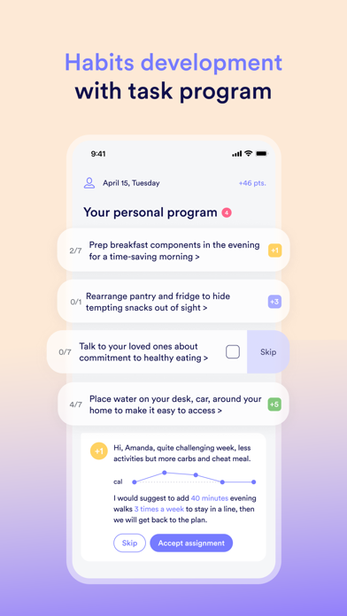 Line Health: Meal Prep Planner Screenshot