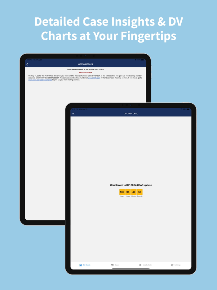 USCIS Plus Case Tracker and DV