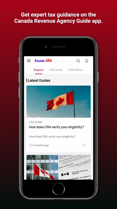 Canada Revenue Agency CRA Info Screenshot