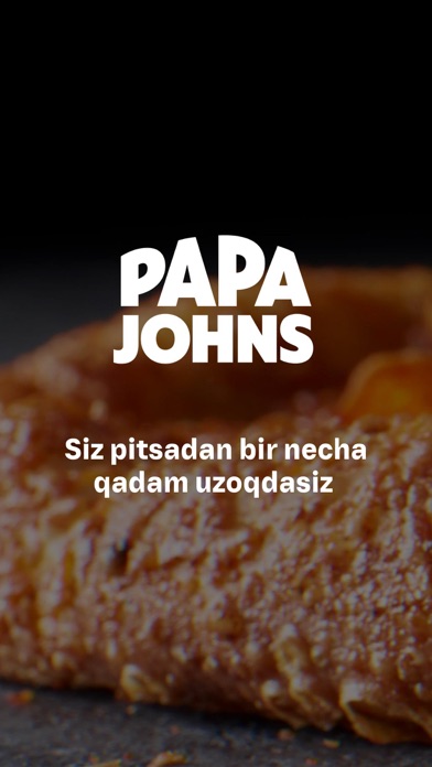 Papa Johns Uzbekistan Screenshot