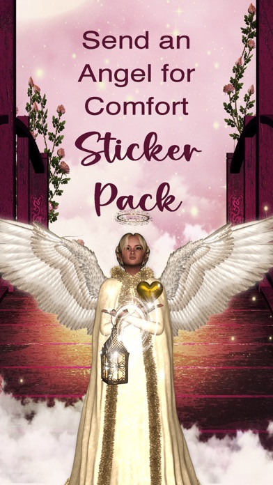 Angel For Comfort Sticker Pack Screenshot