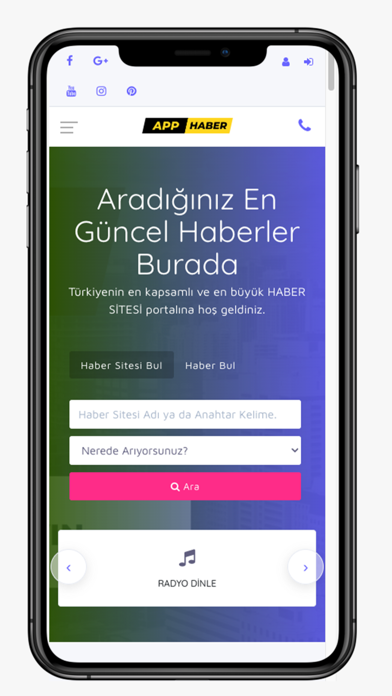 App Haber Screenshot