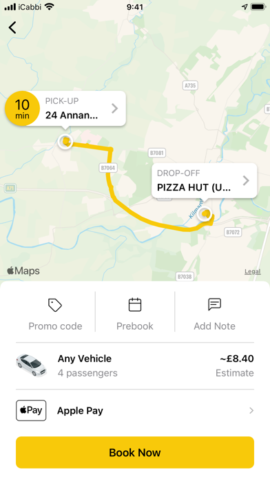 Thistle Cabs Kilmarnock Screenshot