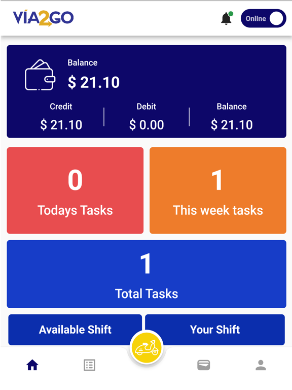 Via2go driver iPad screenshot 3 - Business app