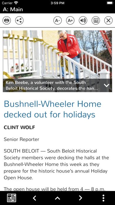 Beloit Daily News Screenshot