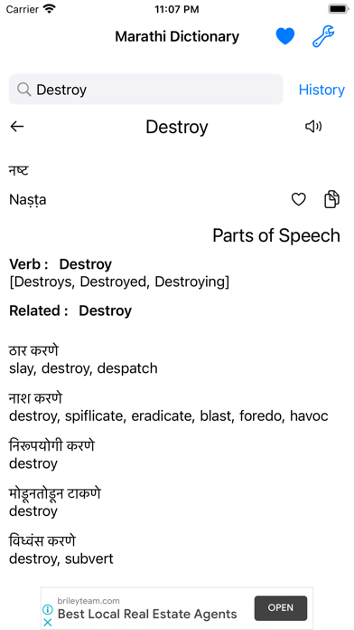 Smart Marathi Dictionary Screenshot