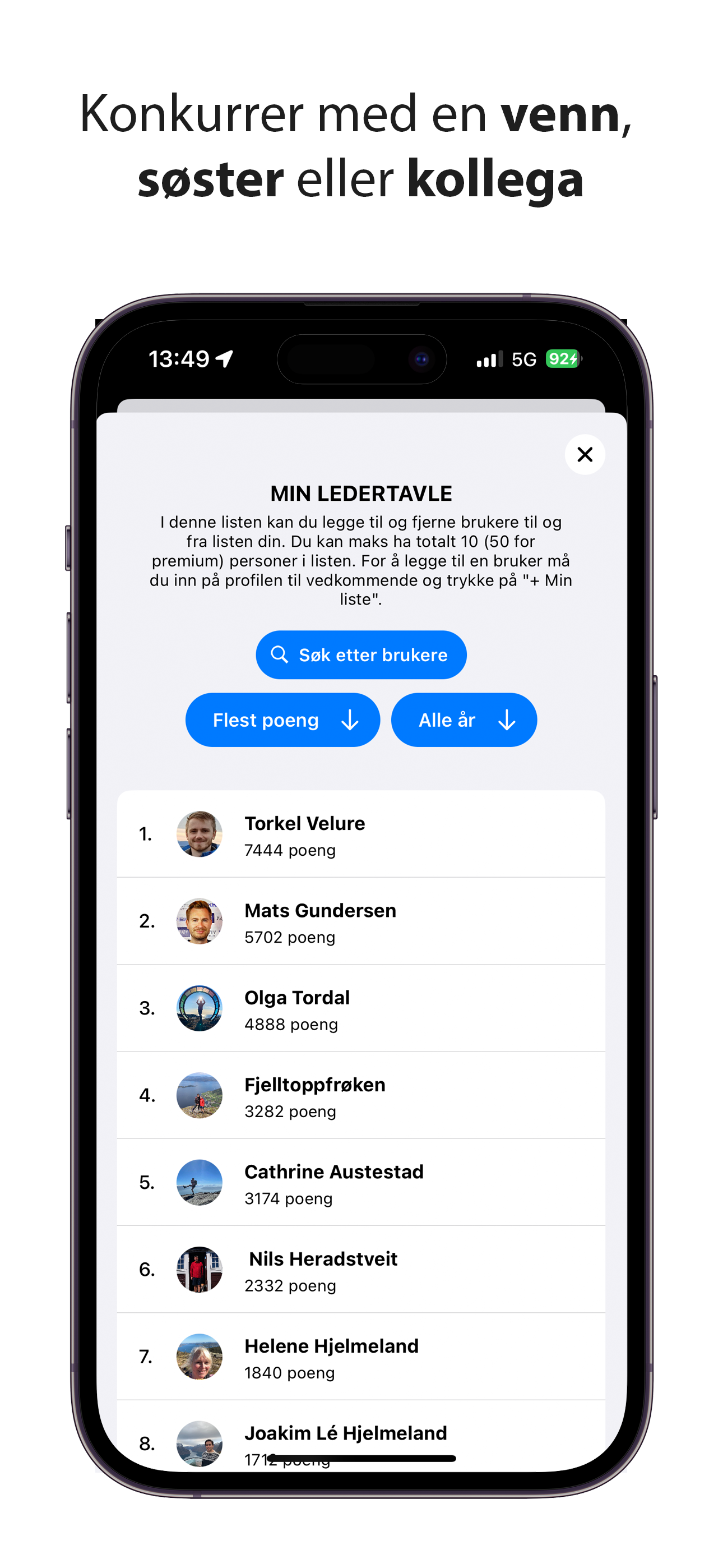Fjelltoppjakten screenshot 3