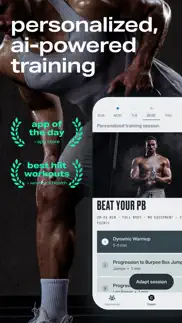 freeletics: workouts & fitness iphone screenshot 1