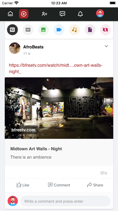 Bfree Social Screenshot