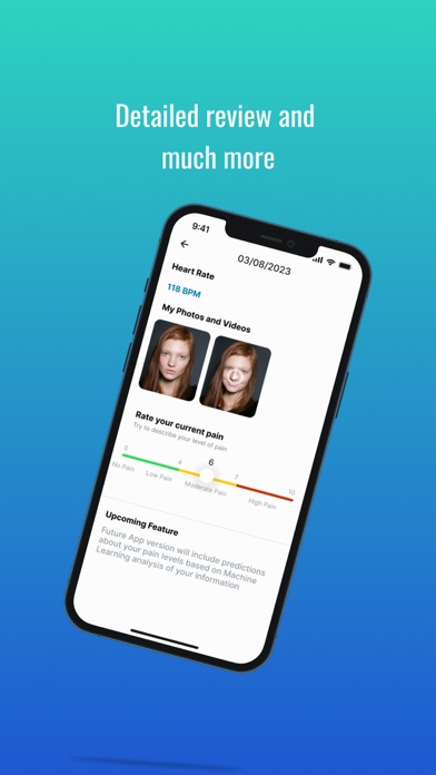 Hero Pain Tracking App Screenshot
