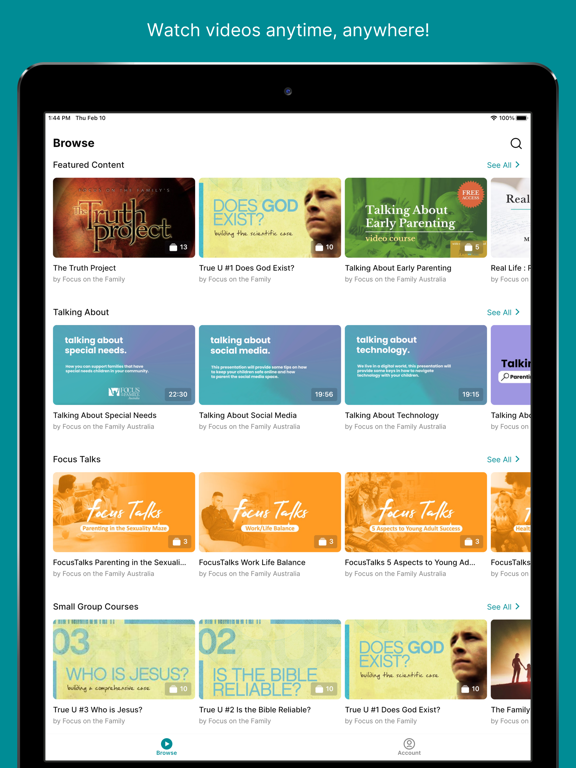 Screenshot #4 pour FamilyCast App
