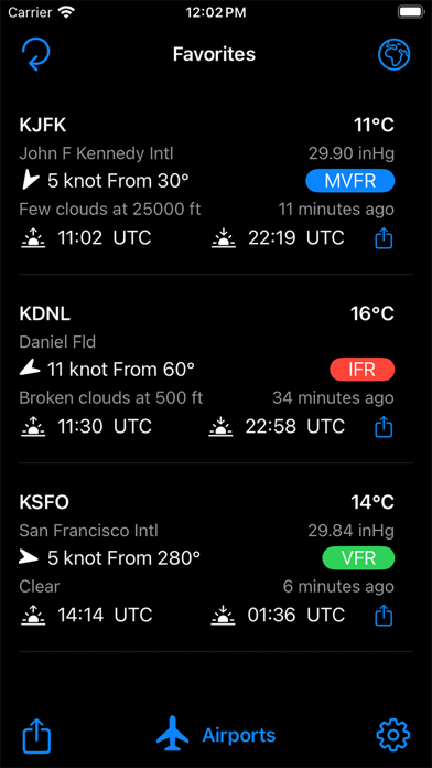 Easy Aviation Weather - WX Screenshot