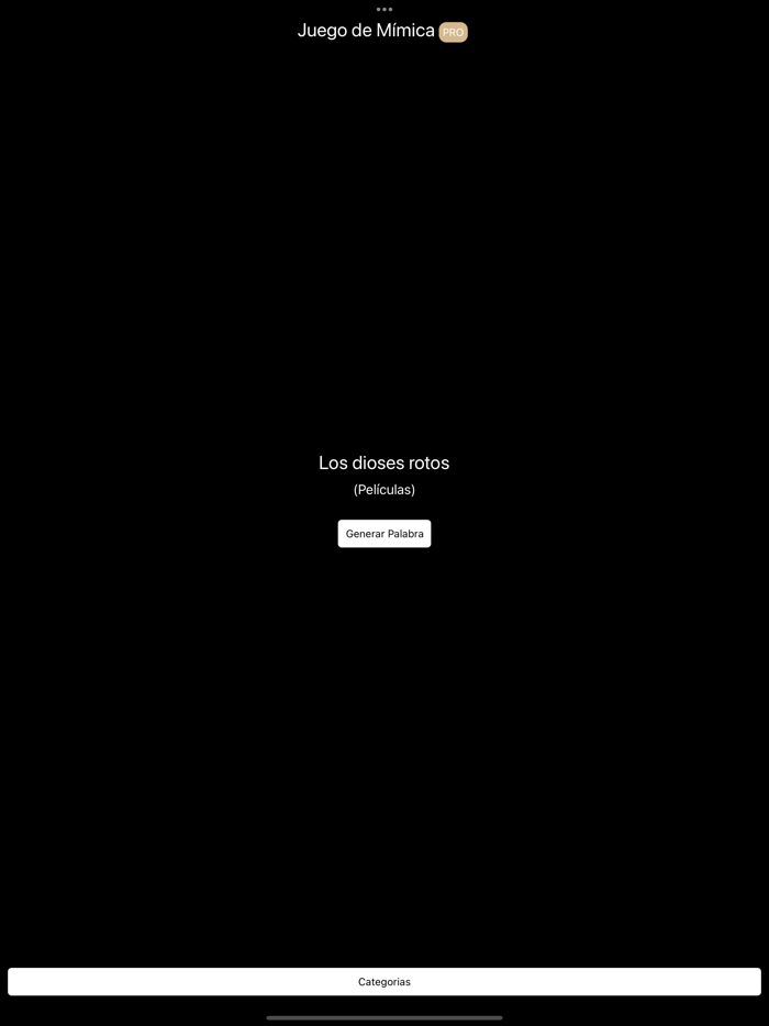 Juego de Mímica PRO