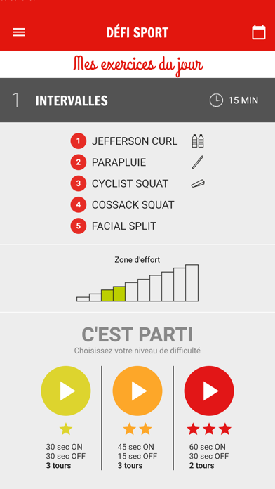 Défi des 100 jours: SPORT Screenshot