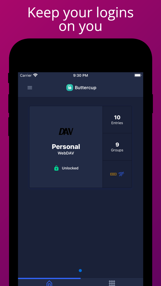 #1. Buttercup Password Manager (iOS) 由: Iceman Programs