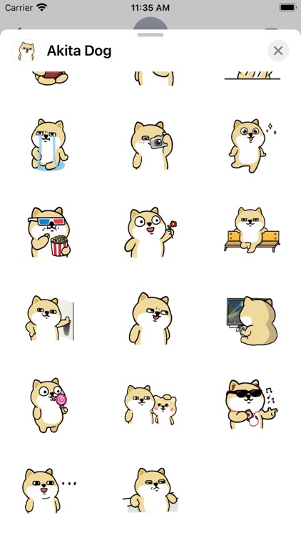 Shiba Dog Gif Stickers screenshot-6