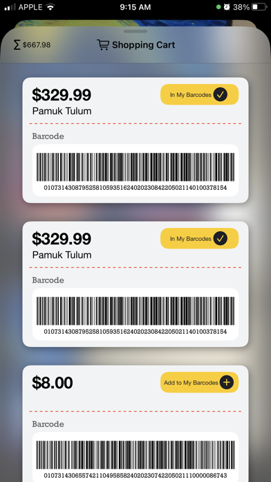 Cashier AR Screenshot