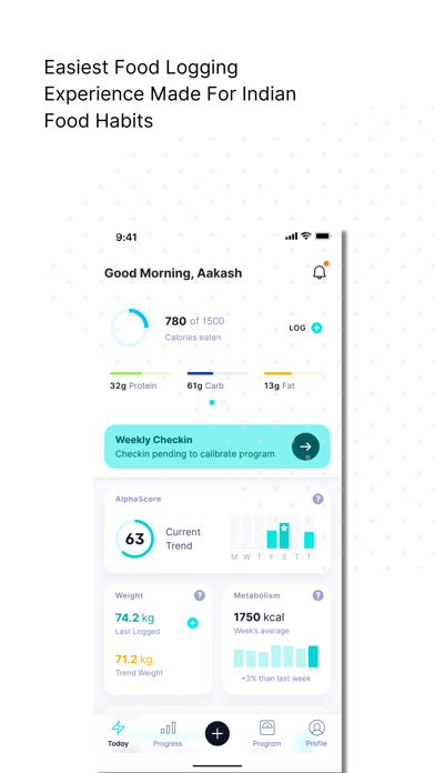 Alpha Coach Evolve: Diet Coach Screenshot