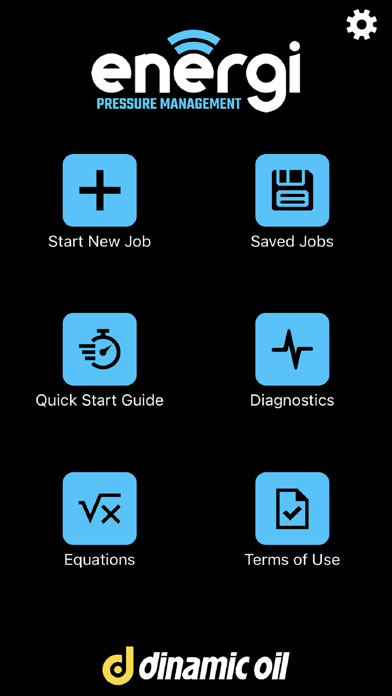 Energi Pressure Management Screenshot