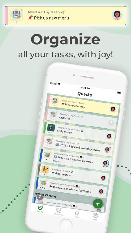 HeroMode: Joyful Tasks & Goals