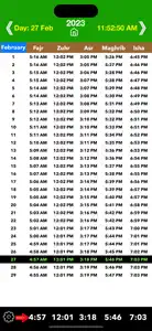 Prayer Clock and Calendar screenshot #2 for iPhone