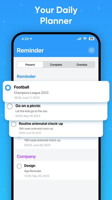TickList: Reminders Checker Screenshot