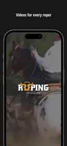 Roping.com App screenshot #1 for iPhone