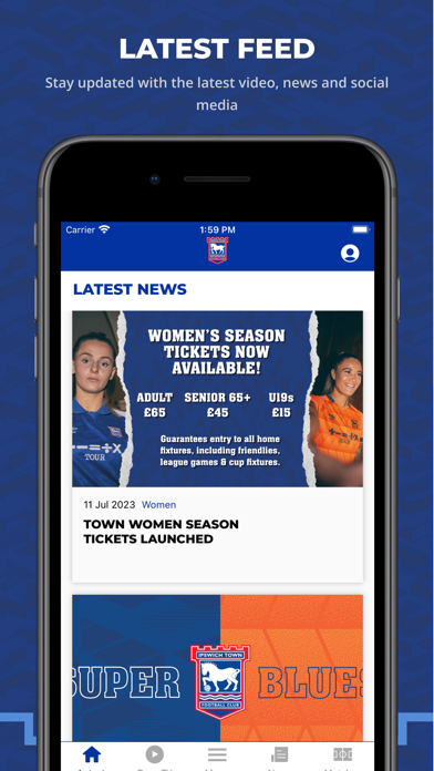 Ipswich Town FC Screenshot