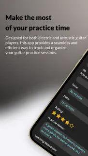 guitar practice planner & log iphone screenshot 1