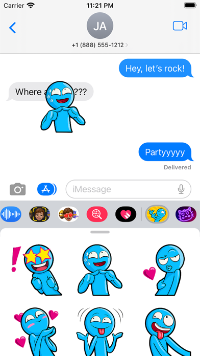 Real Stickman - Emoji Stickers Screenshot