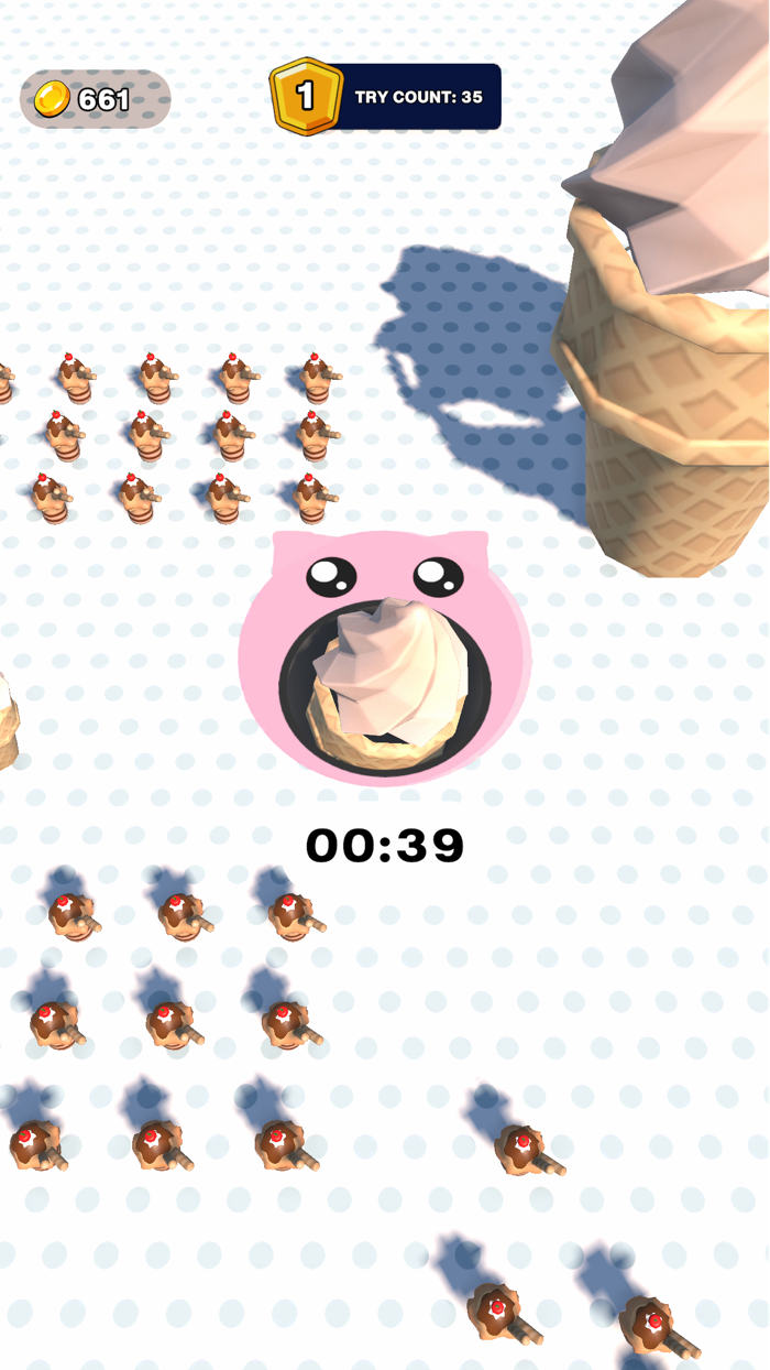 Hole and Sweets Dessert Eater