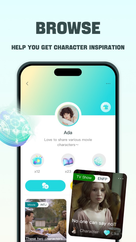 #3. Character - Role & MBTI (iOS) 由: 望舒 徐