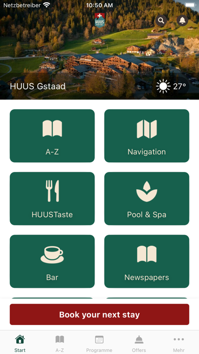 HUUS Gstaad Screenshot