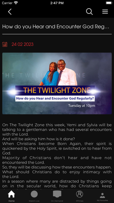revelation TV Screenshot