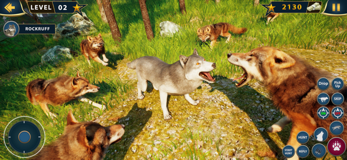 Wolf game the wild kingdom