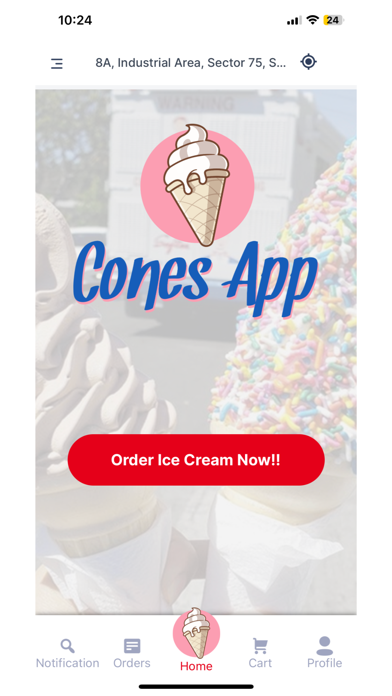 Cones App Screenshot