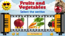 fruit and vegetables for kids iphone screenshot 1