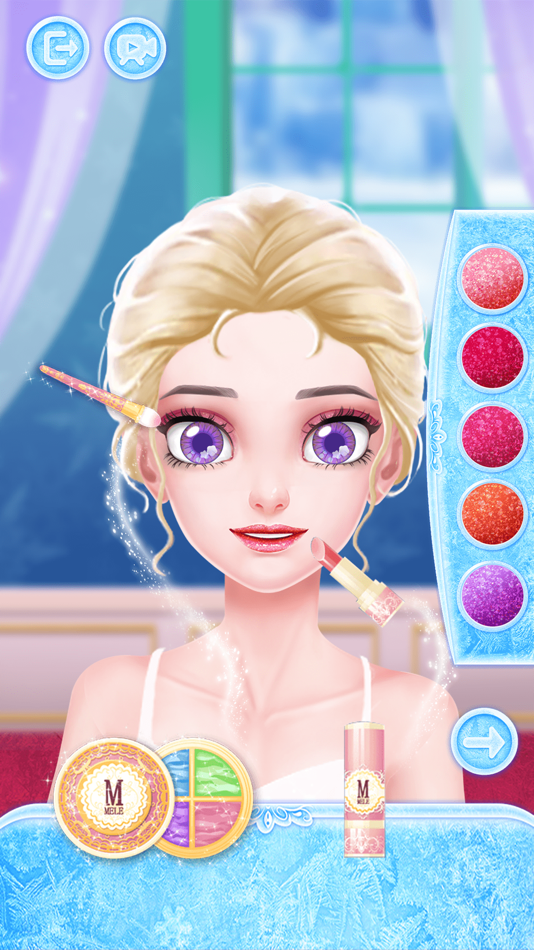 #3. 冰雪公主皇家婚礼-美发美甲时尚换装化妆少女小游戏 (iOS) 由: KittenDoll