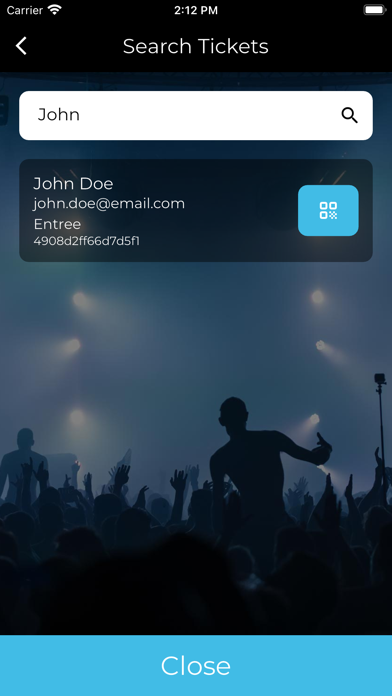 SimpleTicket Scanner Screenshot