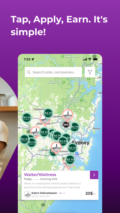 Hospitality Jobs App: Baristar Screenshot