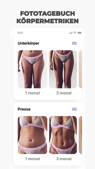 Screenshot von Fitness Für Frauen: Training auf dem iPhone 9