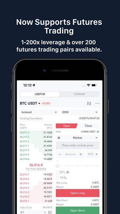MEXC-Buy & Sell Bitcoin. Screenshot