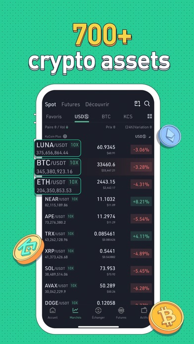 KuCoin- Crypto monnaie & BTC KuCoin- Crypto monnaie & BTC