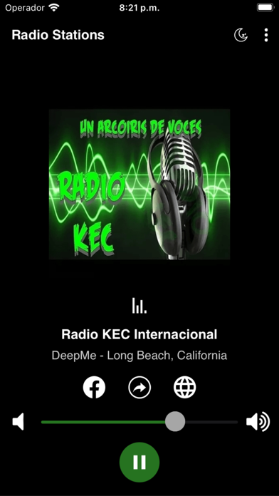 Radio KEC Internacional Screenshot