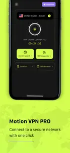 Motion VPN PRO screenshot #2 for iPhone